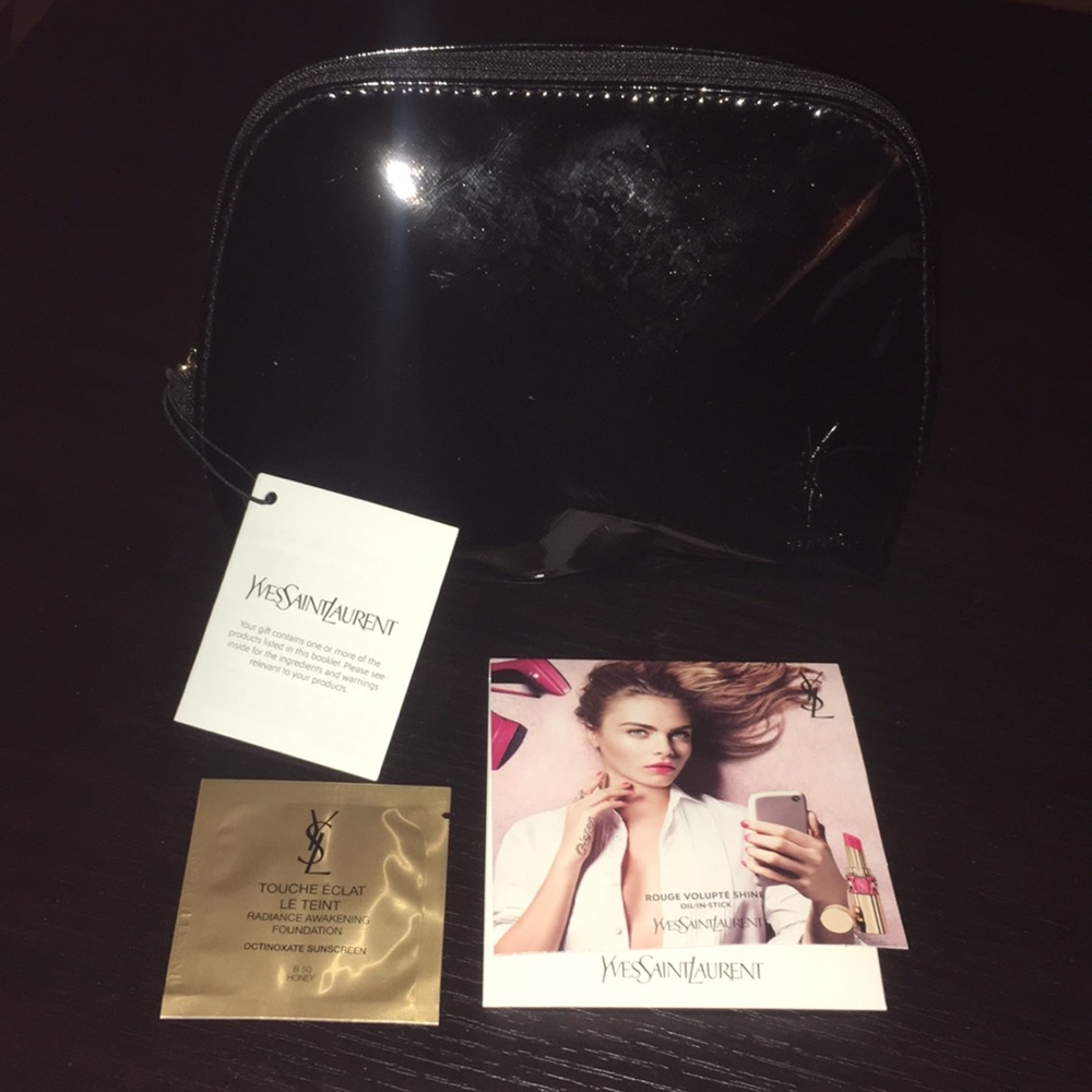 Yves Saint Laurent beauty bag